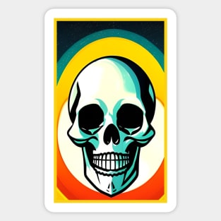 Human Skull 2023 Design New Sticker